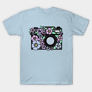 Floral Camera T-Shirt
